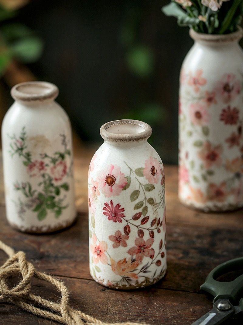 Bình Hoa Cổ Retro Flowers