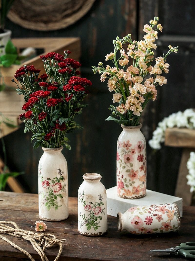 Bình Hoa Cổ Retro Flowers