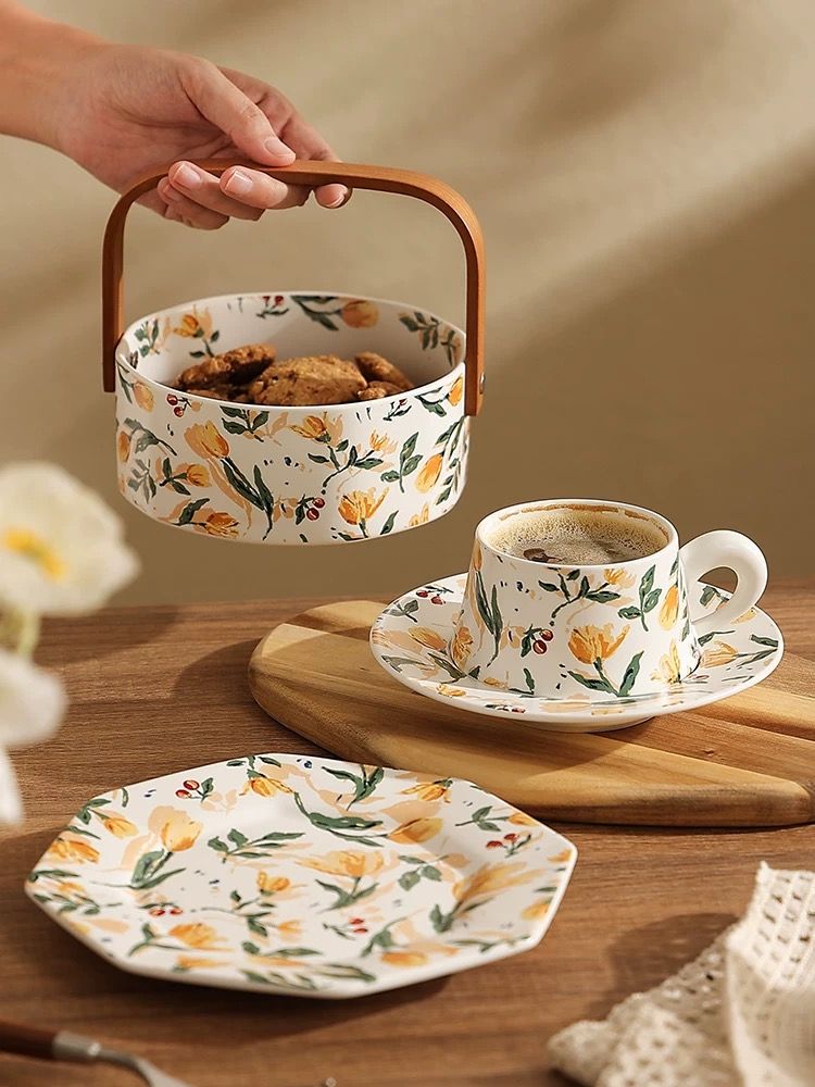 Bộ Cốc, Đĩa, Giỏ Hoa