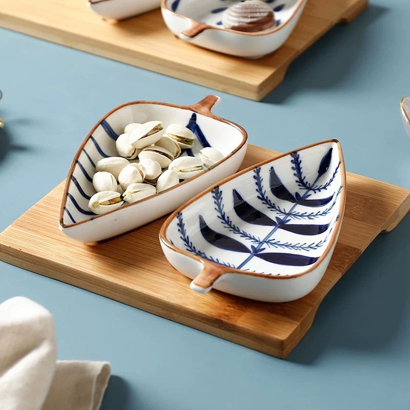 Set 4 Đĩa Lá Phong Cách Nhật Bản