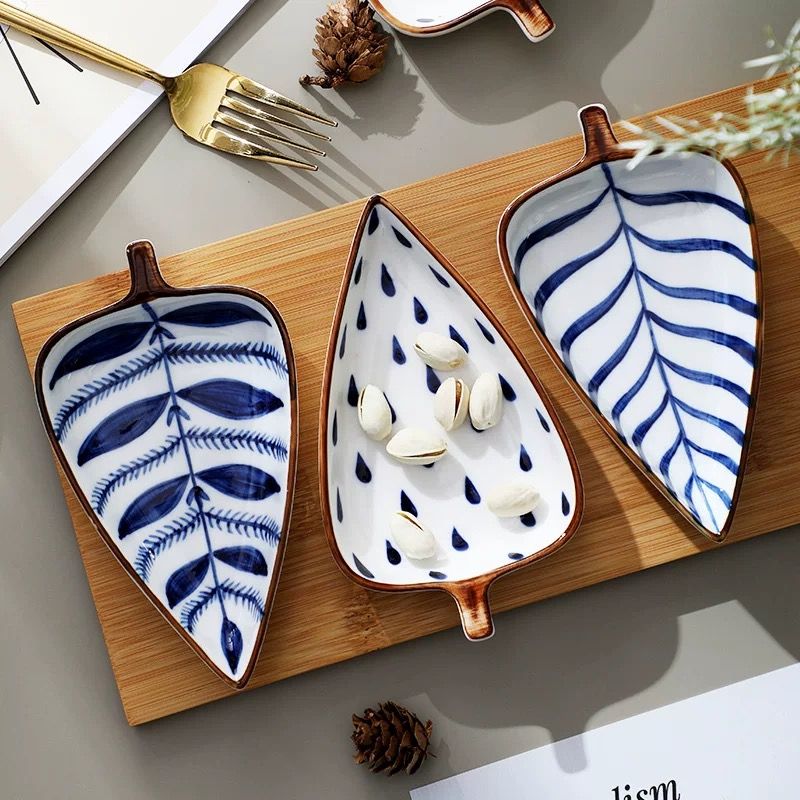 Set 4 Đĩa Lá Phong Cách Nhật Bản