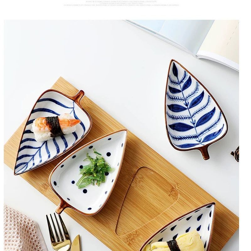 Set 4 Đĩa Lá Phong Cách Nhật Bản