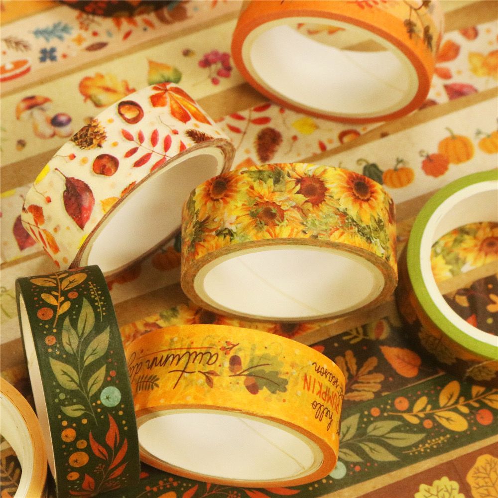 Băng Washi Autumn Leaves