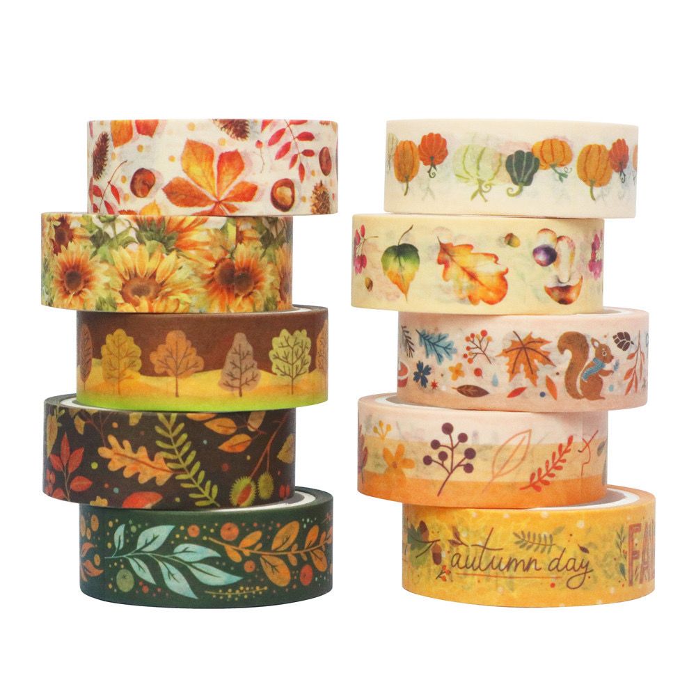 Băng Washi Autumn Leaves