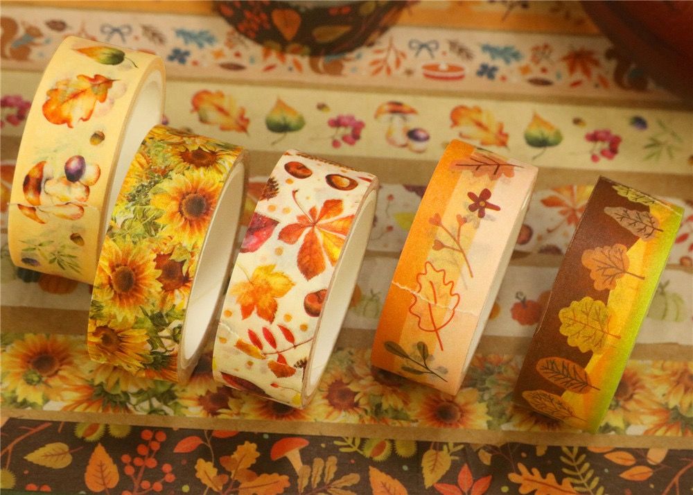 Băng Washi Autumn Leaves