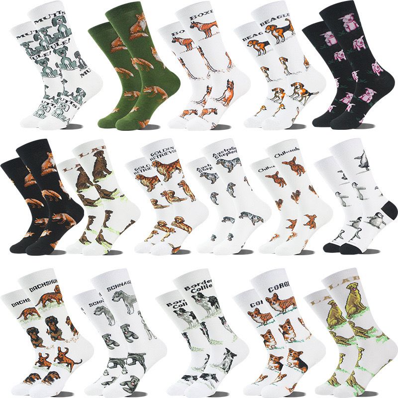 Tất Cotton Hoạ Tiết Động Vật Dễ Thương