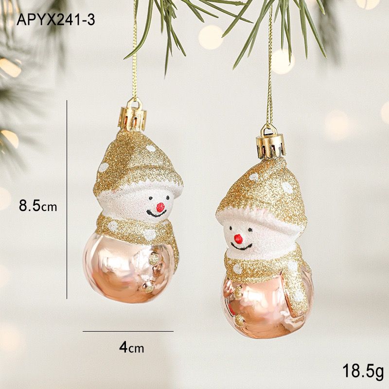 Phụ Kiện Treo Cây Thông Màu Rose Gold