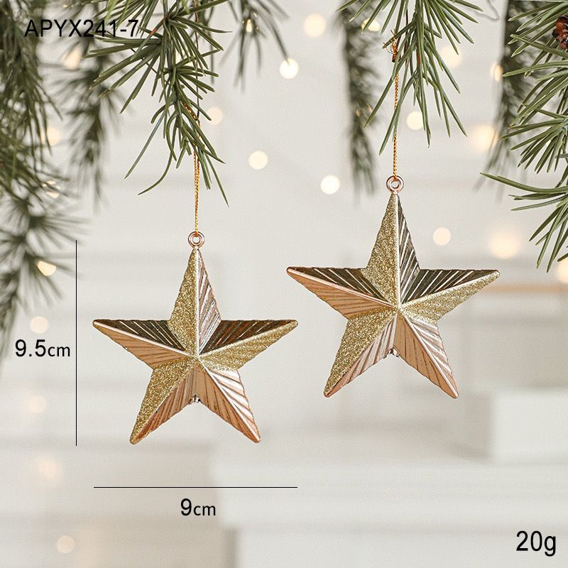 Phụ Kiện Treo Cây Thông Màu Rose Gold