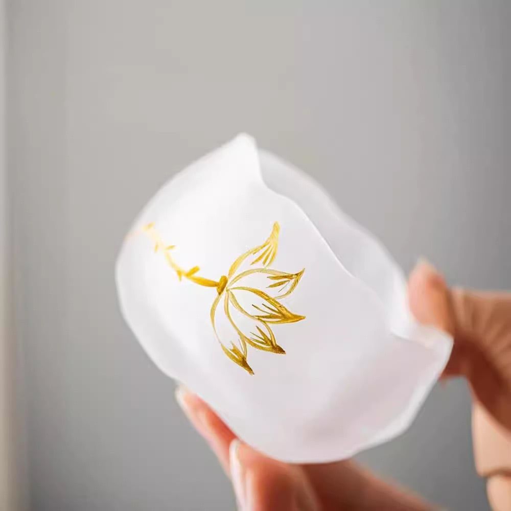 Bộ Trà Cụ Sen Vẽ Tay