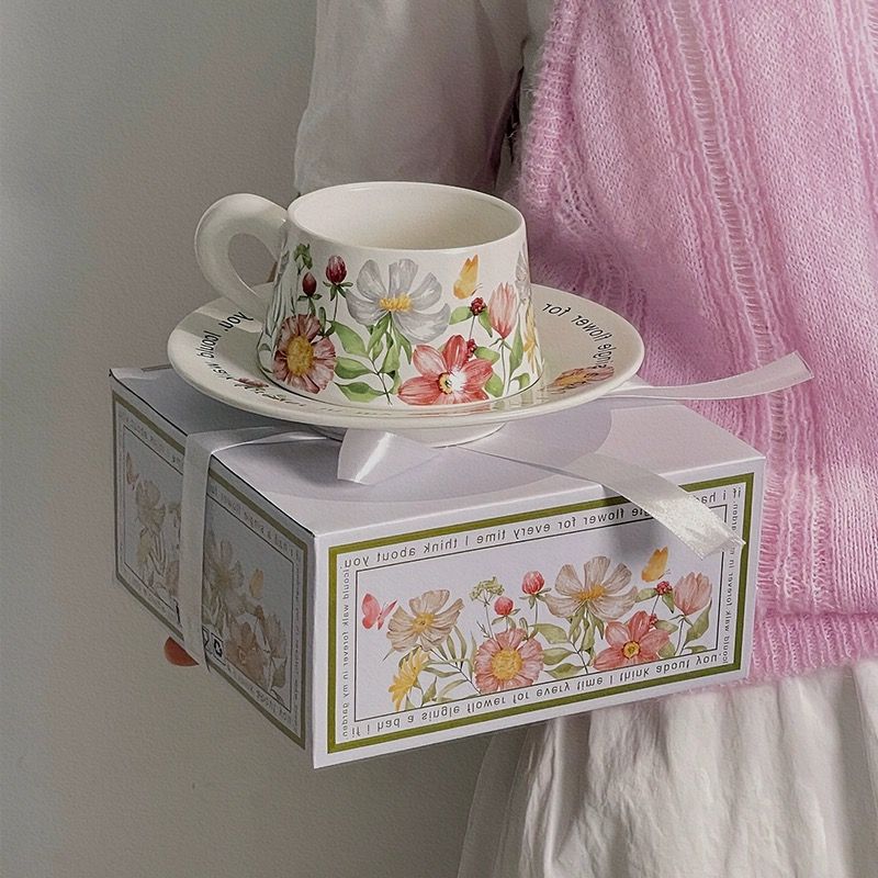 Set Tách, Ấm Hoa Cỏ Mùa Xuân