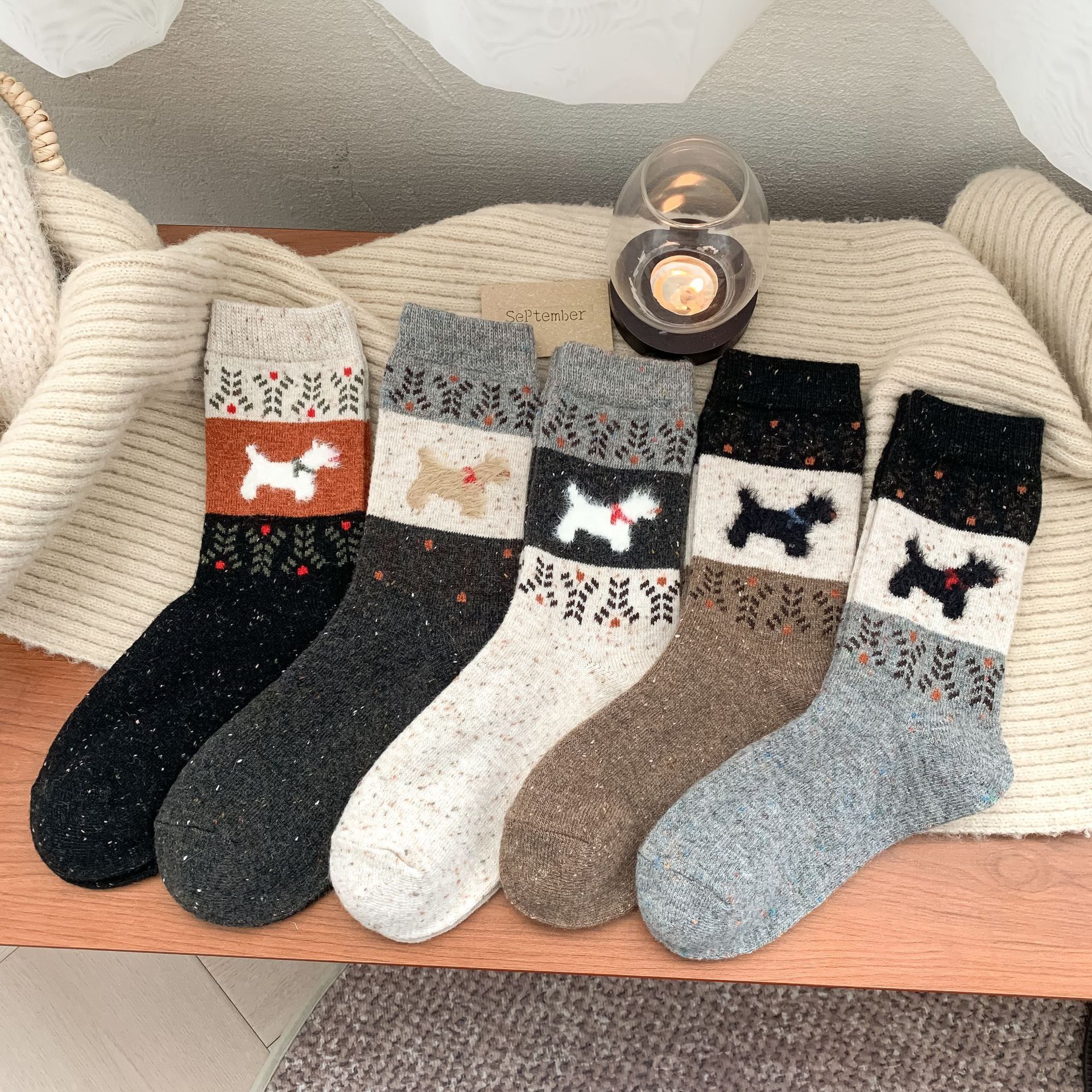 Tất Fair Isle Cổ Điển