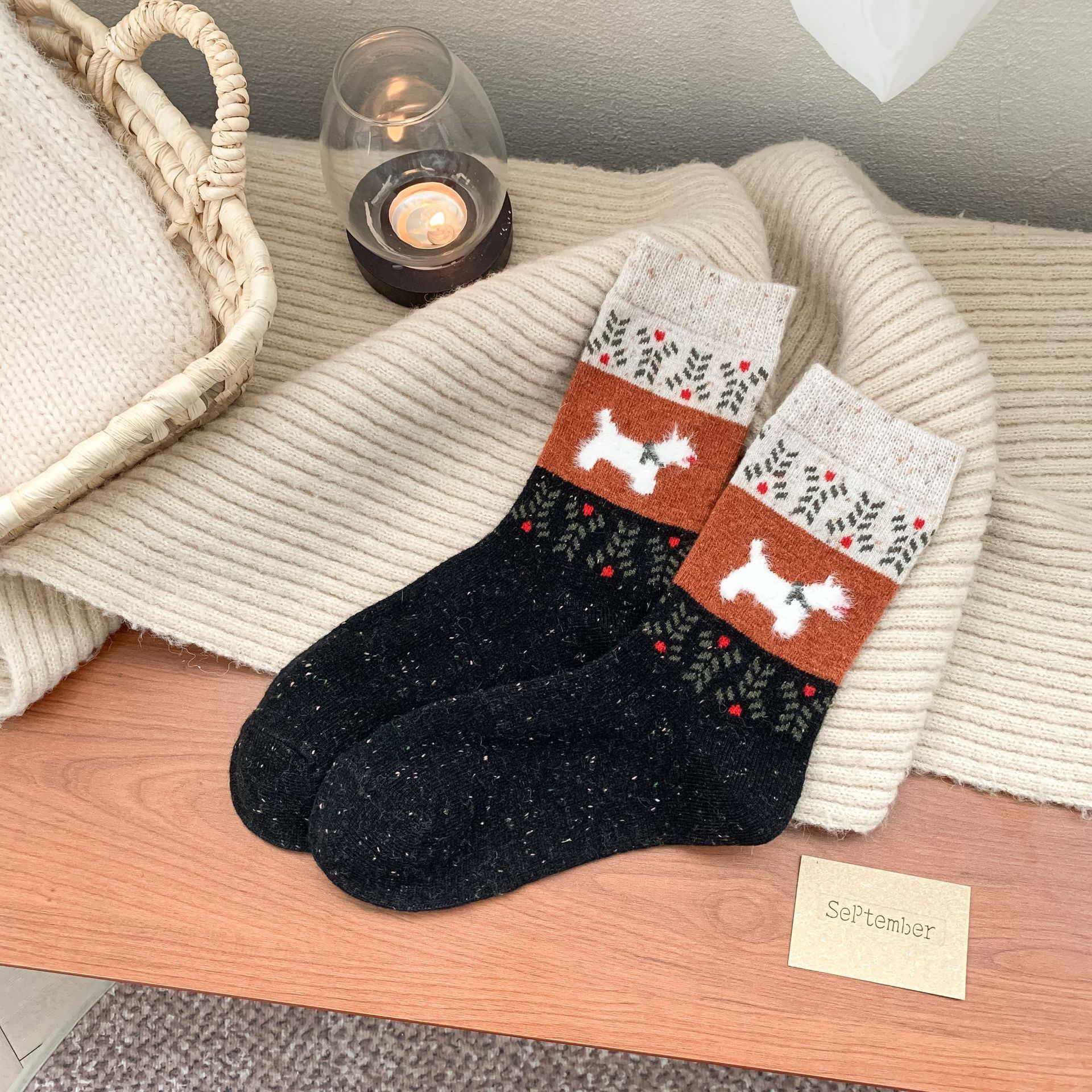 Tất Fair Isle Cổ Điển