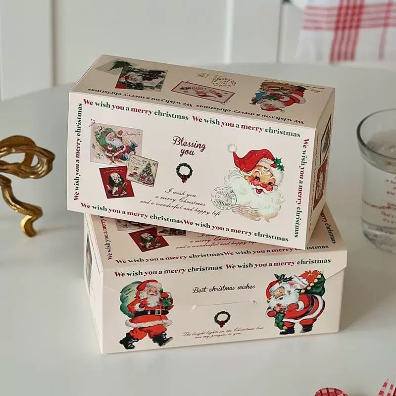 Hộp Nhỏ Phong Cách Giáng Sinh Cổ Điển