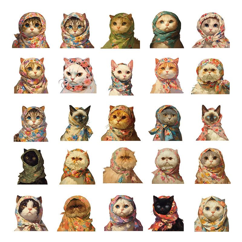Set 50 Miếng Dán Dễ Thương