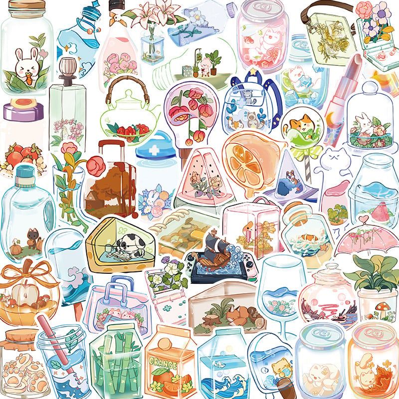 Set 50 Miếng Dán Dễ Thương