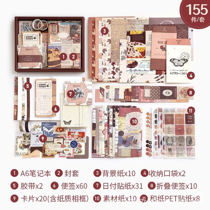 Warm Mail Series Scrapbook Gift Set