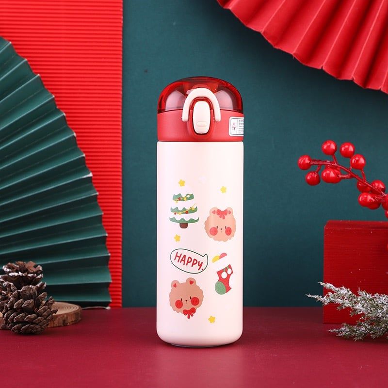 Bình Christmas Bear Giữ Nhiệt