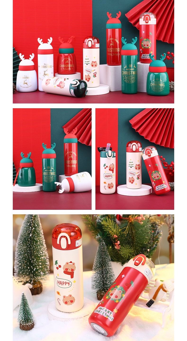 Bình Christmas Bear Giữ Nhiệt