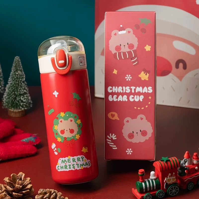 Bình Christmas Bear Giữ Nhiệt