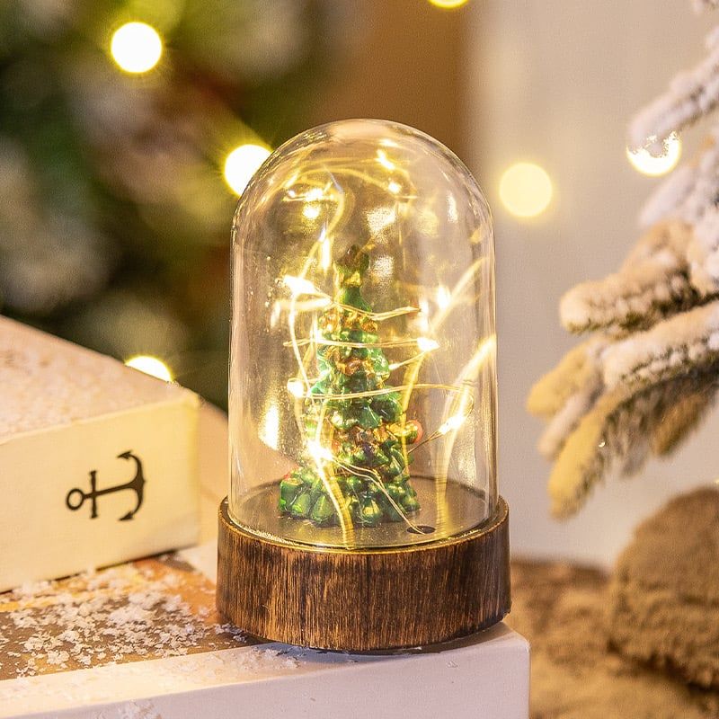Chụp Đèn Cây Thông Và Người Tuyết