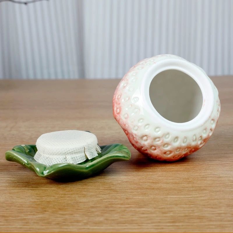 Hũ Đựng Trà Dâu Tây