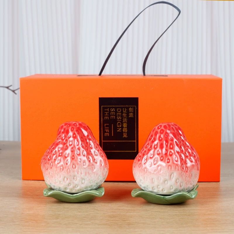 Hũ Đựng Trà Dâu Tây