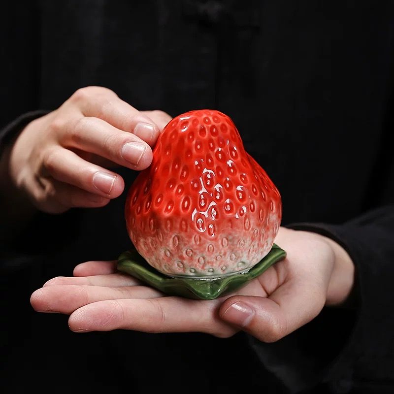 Hũ Đựng Trà Dâu Tây