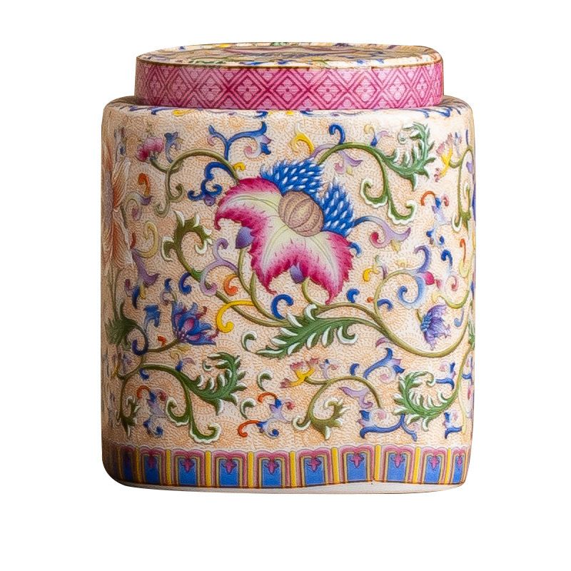 Hũ Đựng Trà Sắc Xuân