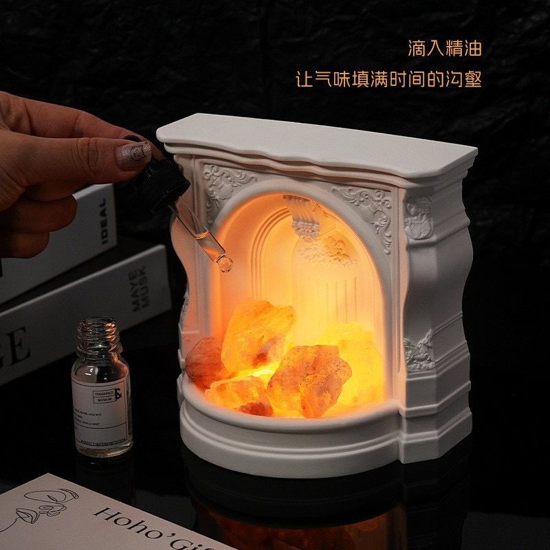 Đèn Đá Pha Lê Khuếch Tán Lò Sưởi