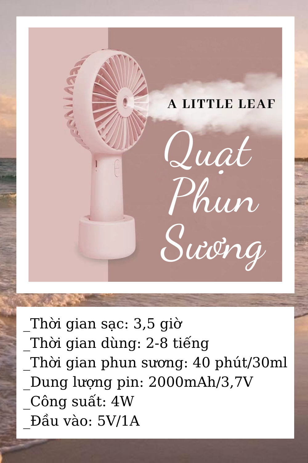 Quạt Phun Sương