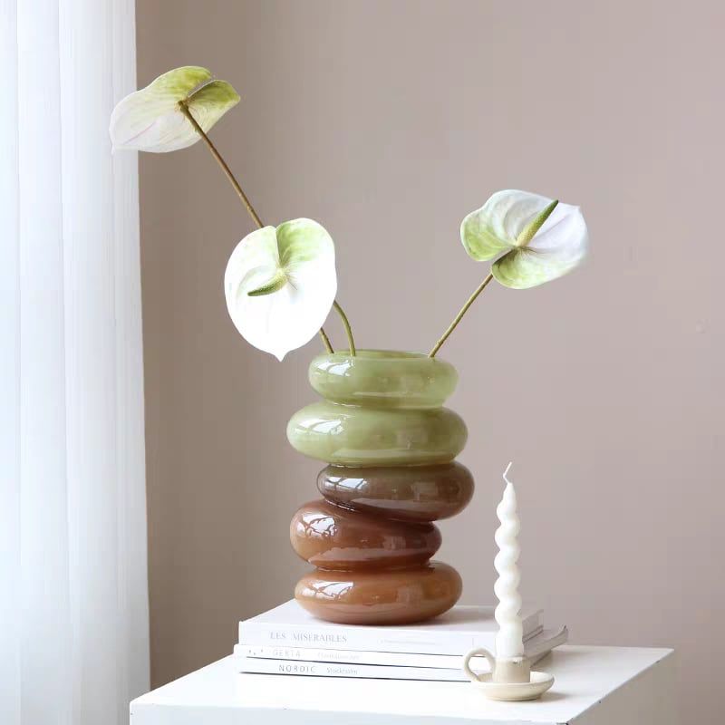Bình Hoa Donut Pastel