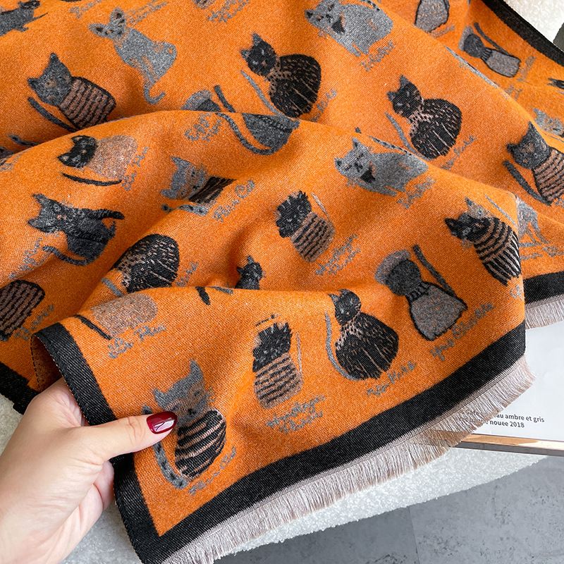 Khăn Choàng Cổ Fashion Cat
