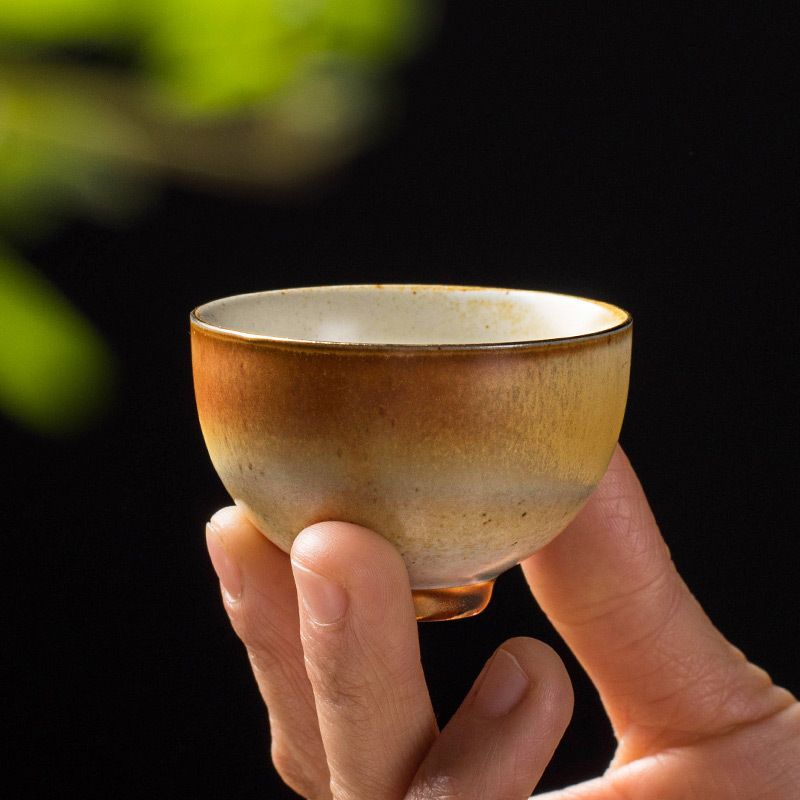 Tách Trà Gốm Thô