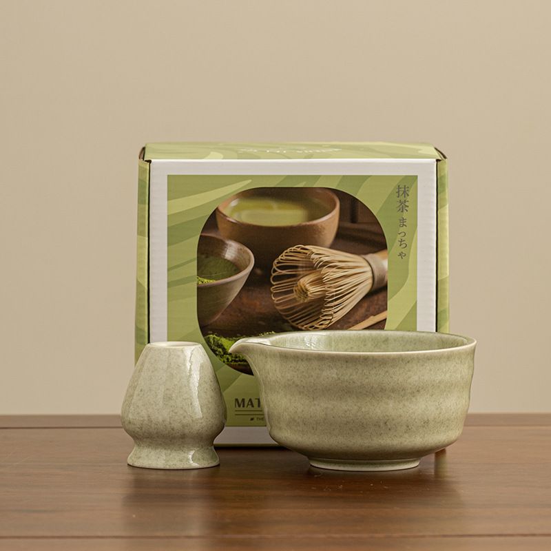 Set Pha Matcha Óng Ánh