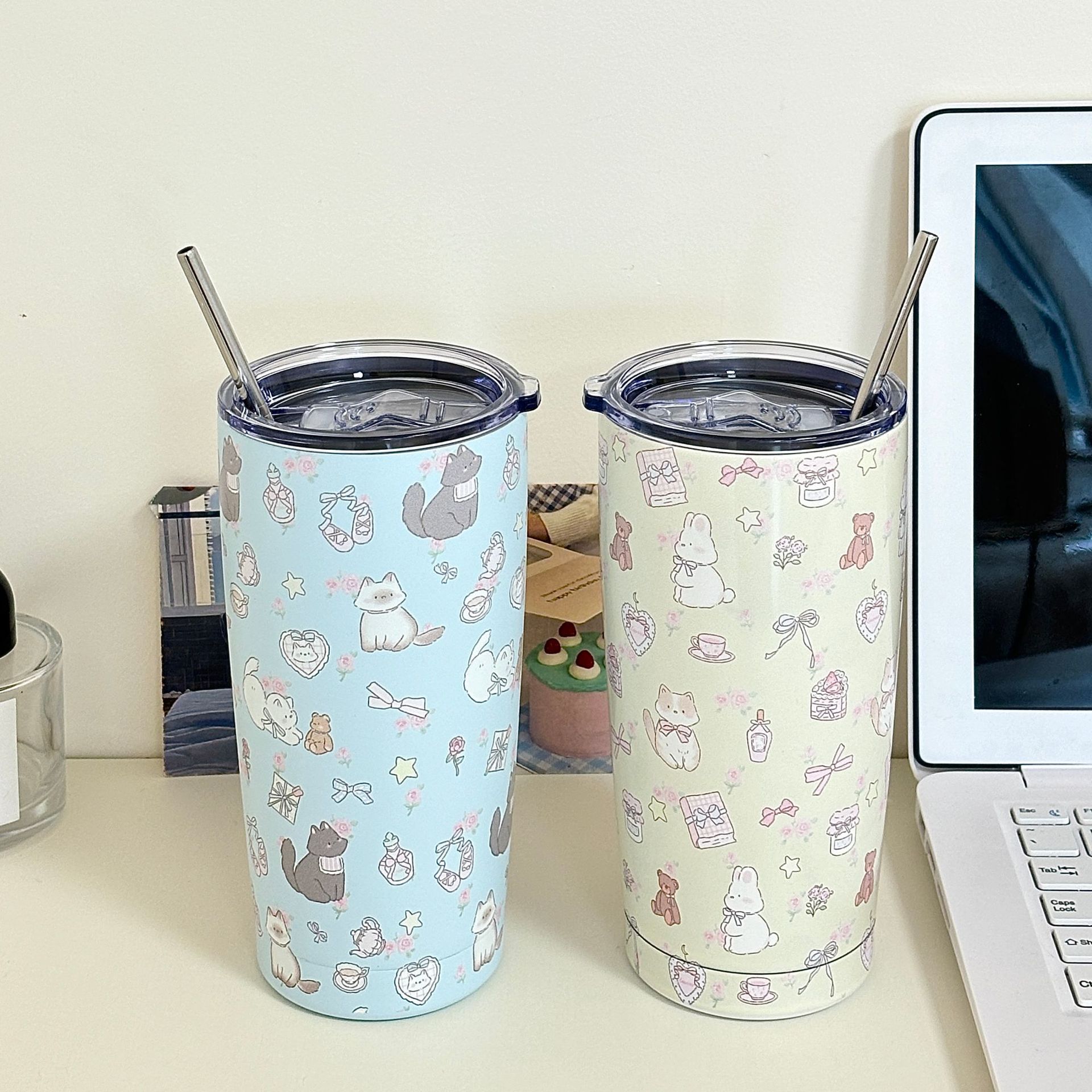 Cốc Giữ Nhiệt Mèo Dễ Thương