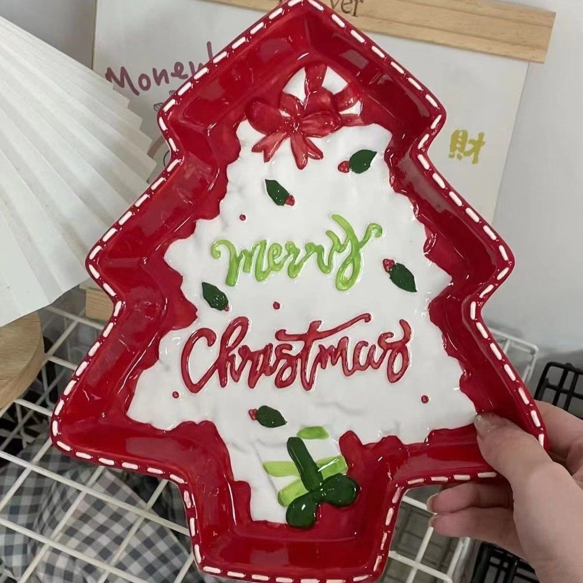 Đĩa Cây Thông Merry Christmas