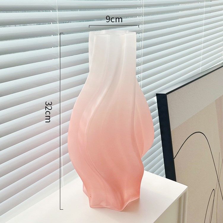 Bình Thuỷ Tinh Xoắn Ombre