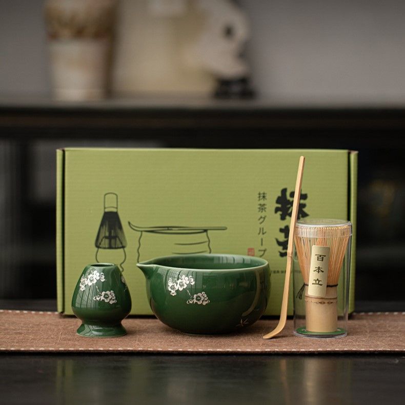 Set Pha Matcha Bông Mai