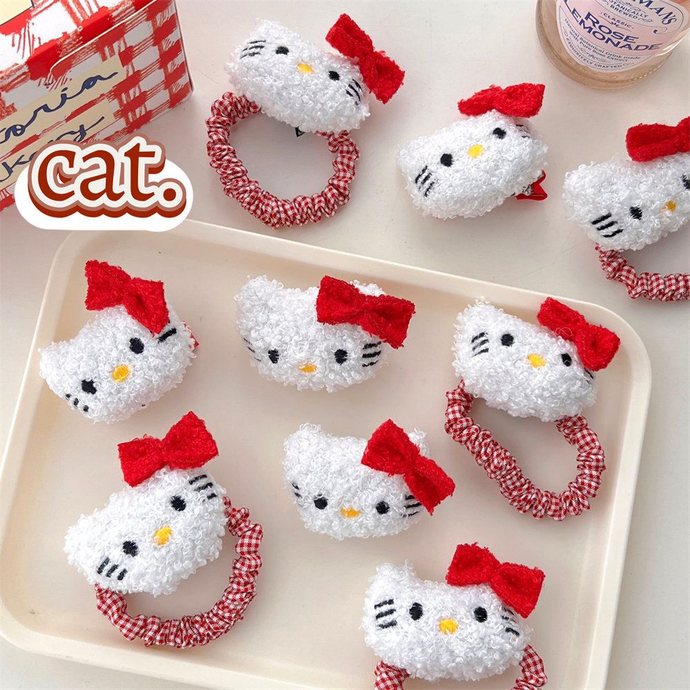 Kẹp Tóc, Dây Buộc Tóc Hello Kitty