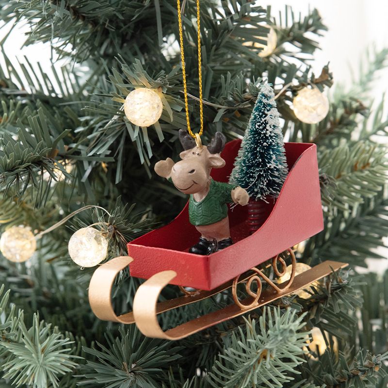 Treo Trang Trí Xmas Xe Trượt Tuyết