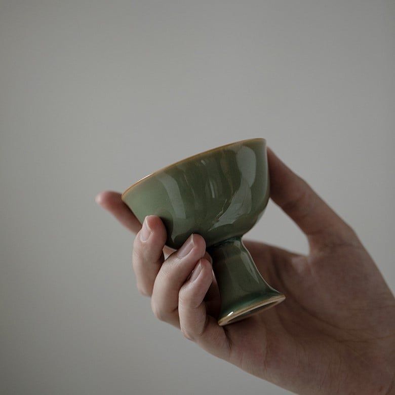 Chén Trà Men Ngọc Đế Cao