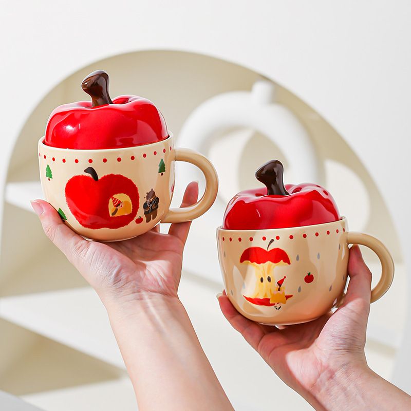 Cốc Quả Táo Đỏ