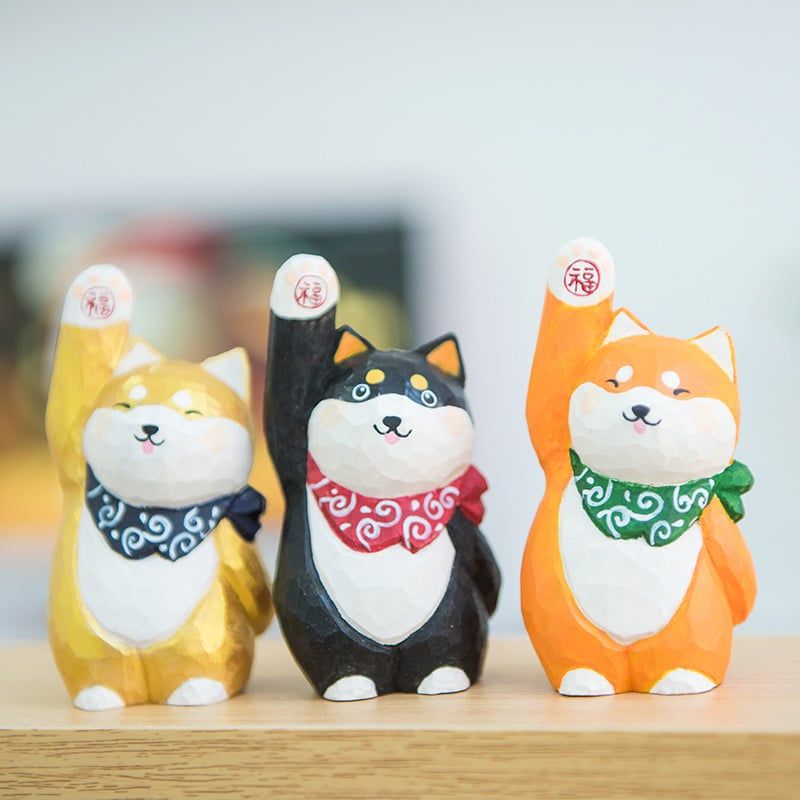 Tượng Cún Hạnh Phúc