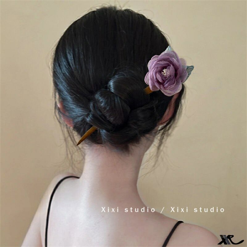 Trâm Cài Tóc Hoa Hồng