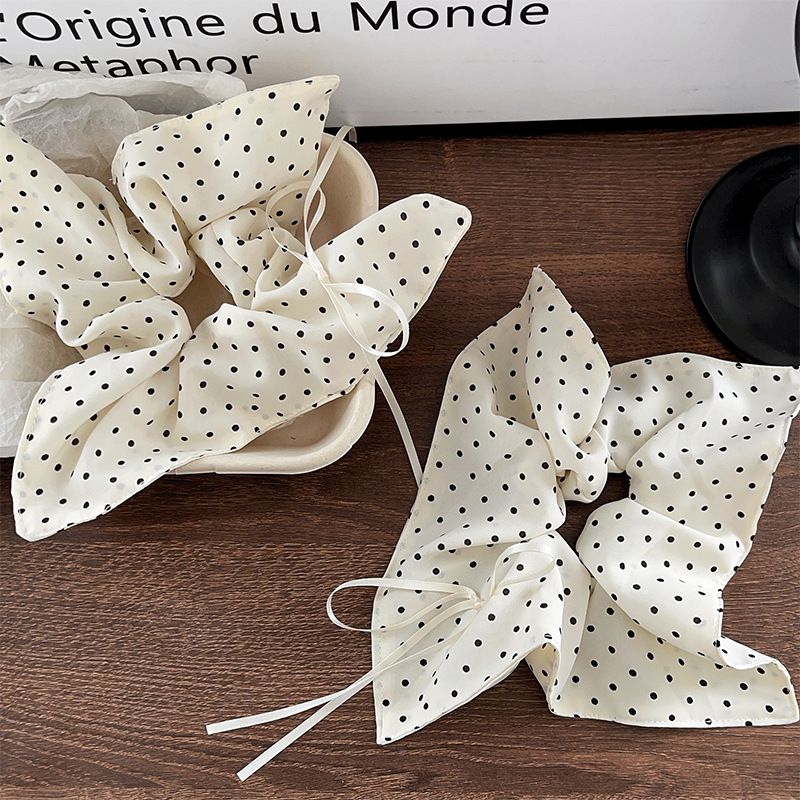 Dây Buộc Tóc Girly Chấm Bi