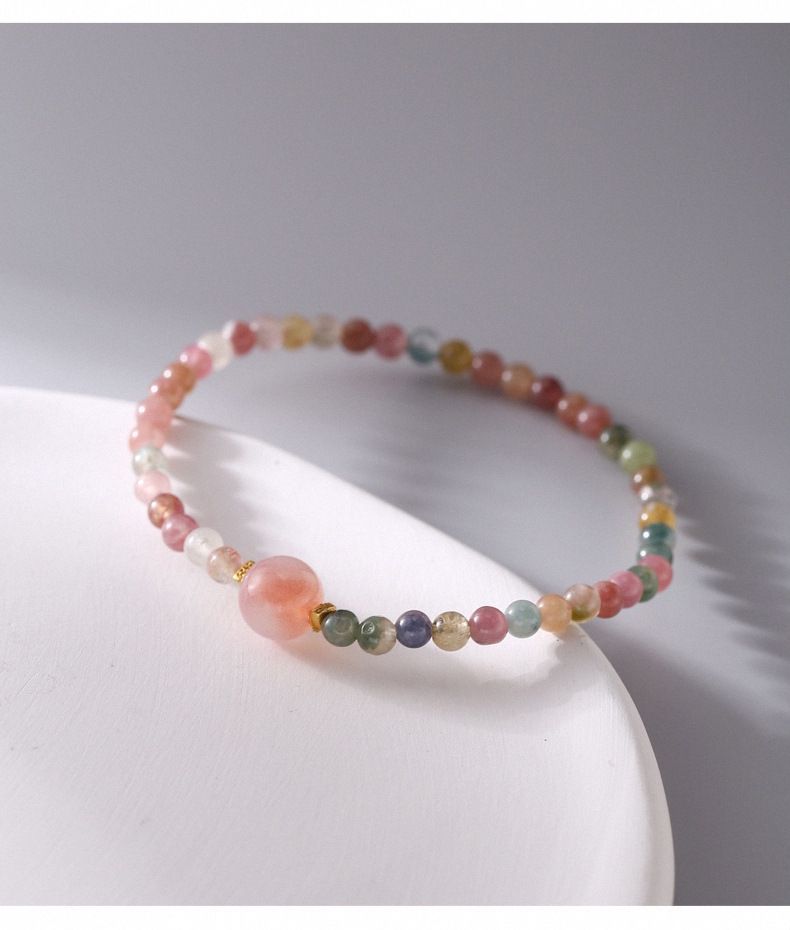 Vòng Tay Tourmaline Hồng Ngọc