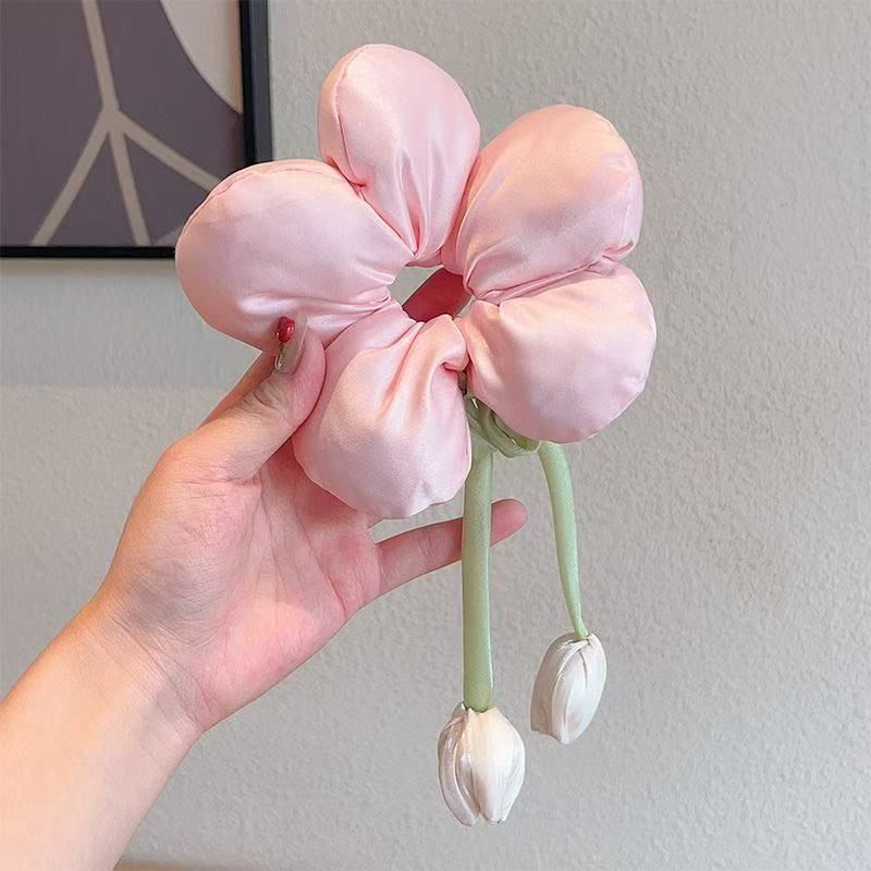Dây Buộc Tóc Bông Hoa Điệu Đà