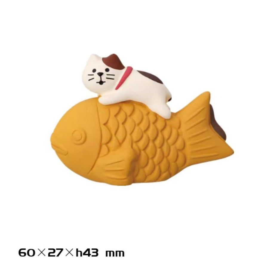 Tượng Mèo Mochi Anh Đào