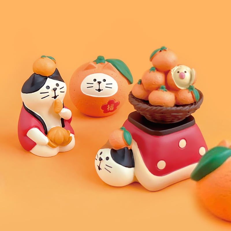 Tượng Mèo Trái Cây