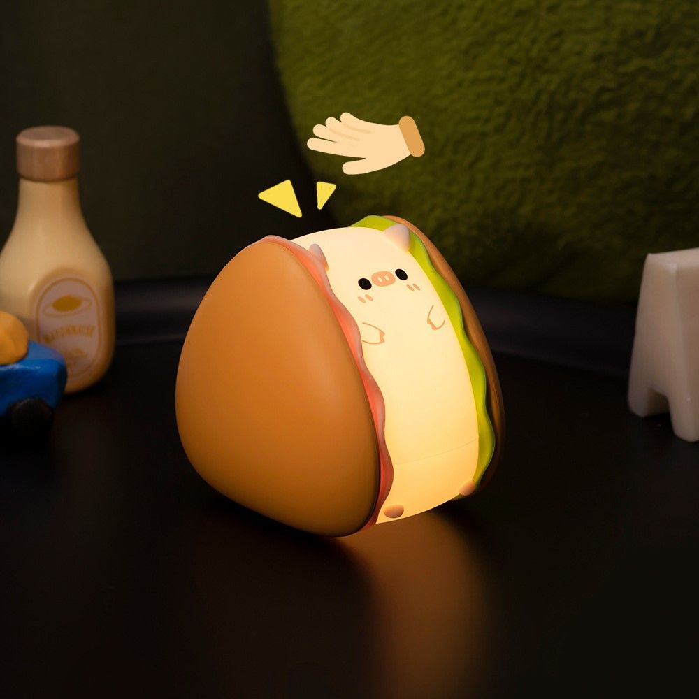 Đèn Ngủ Hamburger Pig